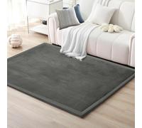Zteiuqx Tapis D'éveil pour Bébé, Grand Tapis en Velours Corail Antidérapant, Tapis de Yoga Tatami, 2cm d'épaisseur, Tapis pour Salon, Chambre à Coucher 90x150cm/35.43x59.06inch