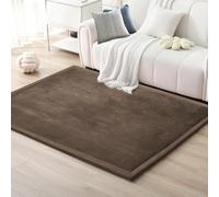 Zteiuqx Tapis D'éveil pour Bébé, Grand Tapis en Velours Corail Antidérapant, Tapis de Yoga Tatami, 2cm d'épaisseur, Tapis pour Salon, Chambre à Coucher 70x130cm/27.56x51.18inch
