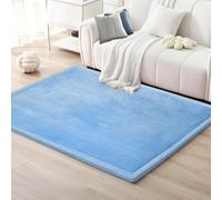 Zteiuqx Tapis D'éveil pour Bébé, Grand Tapis en Velours Corail Antidérapant, Tapis de Yoga Tatami, 2cm d'épaisseur, Tapis pour Salon, Chambre à Coucher 50x180cm/19.69x70.87inch