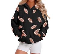 ZTFYKLIN à Capuche pour Femme, ne Vous inquiétez Pas, ce n'est Pas Mon, Halloween Robe Ado (Black, L)