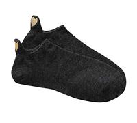 ZTFYKLIN Casual Fashion Sock Cotton Heart Short Women sport Socks irrégulier Socks Chaussettes Antidérapantes Homme Hiver (Black, One Size)