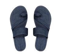 ZTFYKLIN Femme Mode Orthopédique Sandales De Sport Décontractées À Fond Plat D'Été Pour Femmes (Bu1, 40) Chaussure Ete Compense Sandale Compensee Plage Été Chaussures Piscine Et Mules Flipflop