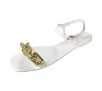 ZTFYKLIN Sandales Femme Été Boucle Chaussures Plat Toe Ouvert Casual Femmes Pour Compensées Larges Sandale De Randonnée Confort Marche Talon Dorees Compensee Eté Ete Semelles Espadrilles Basket