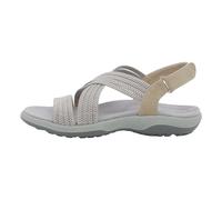 ZTFYKLIN Sandales Femmes Confortable Chaussures Rome Plates Décontractées Pour Femmes, De Sport Avec Bandes En Caoutchouc, Grande Taille Compensées 8 Habillées Nue Pied Femme Ete Sandale