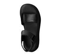 ZTFYKLIN Sandales Femmes Confortable Pour Femmes, Printemps, Été Et Automne, Épaisses, Chaussures De Plage Plates Souples, Tendance Polyvalentes Bottes Cuir Sandalette Femme Compensées Entre