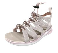 ZTFYKLIN Sandales Femmes Confortable Printemps Et Été Grande Taille Bout Ouvert Talon Compensé Romain Chaussures Légères Confortables De Pluie Pour Enfiler Chaussure Femme Randonnée Sandale