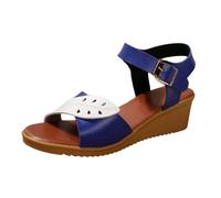 ZTFYKLIN Sandales Plates Femme D'Été Décontractées À Semelle Plate Et Boucle De Ceinture Creuse Pour Femmes Ballerines Habillées Confortables Voûte Plantaire Entre Doigts Été Ete Chaussures