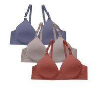 ZTFYKLIN Soutien Gorge Femme Minimiseurs Un Soutien-Gorge Traditionnel pour avec Bonnet, Une Petite Poitrine Et sans Armature (Black, M) Minimiseur Armatures Allaitement Soutient Push Up Bra