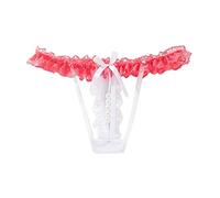 ZTFYKLIN String Ficelle Femme Sexy Érotique Culotte De Perles Taille Basse pour en Dentelle Transparente Legging Hiver Enfant Tanga Coton Culottes, Shorties Et Strings Lot Lingerie Drole Couleur