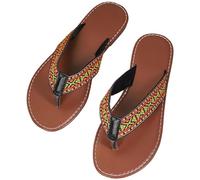 ZTFYKLIN Tong Compensees Été Plage Piscine Pantoufles De Pour Femmes, Creuses À Bout Clip, Chaussures Plates, Sandales (Brown, 39) Femme Ete Confortable Et Mules Femmes Sandale Orthopédique