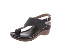 ZTFYKLIN Tongs Femme Mode Orthopédique Chaussures Décontractées À Fond En Pente, Sandales D'Été Pour Dames La Batte Barefoot Sandals Chaussure Ete Compensée Sandale Entre Doigt Été Confortable