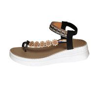 ZTFYKLIN Tongs Femme Mode Orthopédique Sandales Pour Femmes, Petites Fleurs, Bout Ouvert, Pantoufles, Été, Nouvelles De Plage Creuses, Grande Taille, Chaussures Bottes Chaudes Chaussure Ete Chic