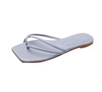 ZTFYKLIN Tongs Femmes Chaussons D'Été Pour À Bride, Chaussures Décontractées Semelle Plate, D'Extérieur Brides Cuissardes Talons Tongue Femme Été Confortable Claquettes Orthopedique Chaussure