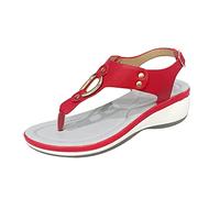 ZTFYKLIN Tongs Femmes Dames Poisson Bouche Respirant Sangle Strass Talon Chaussures Sandales Fleurs Boucle Pour Compensées Nues Bout Fermé Chaussure De Plage Femme Ete Sandale Claquette