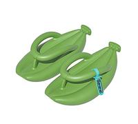 ZTFYKLIN Tongs Femmes Sandales De Mode Pantoufles À Chevrons Nouveau Et Hommes Semelles Épaisses Plage (Green, 44) Chaussure Sandale Compensee Femme Compensée Confortable Orthopédique Nu Pieds