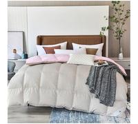 ZTGL Couette 220x240 Hiver Tres Chaude Duvet Plume et d'oie, 120 Fils Coton de Luxe Haute Densité, Couettes Gonflante 2 Personne, Edredon Naturelles 4 Saisons Down Duvet,C3,220x240cm/3.25kg