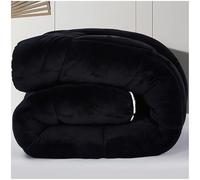 ZTGL Couette Chaude Sherpa, Couette éPaisse en Hiver pour lit 2 Personnes, Sensation Laine et Cosy, Couverture Moelleuse et Douillette, Double Face Chaude Automne et Hiver,A,150x200cm(2.5kg)