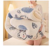ZTGL Couette d'hiver en Cachemire Épaisse Et Chaude, ÉDredon Hiver en Velours d'agneau Anti-Allergique, Réversible Couverture épais en Laine, Luxueuse Couette Cadeau 2 Personnes G, 150×200cm/3.5kg