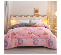 ZTGL Couette Sherpa Super Doux, Couette en Microfibre, Couverture Épaisse Couche et Confortable, Plaid Polaire Sherpa, Édredon Chaud en Laine pour Hiver,A,150x200cm(2.5kg)