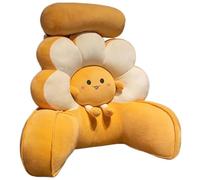 ZTGL Coussin de Lecture pour Lit Ou Canapé, Oreiller De Lecture avec Accoudoirs, Coussin de Dossier avec Housse Amovible, Soutien du Dos et du Cou pour la Lecture ou la Relaxation A,65 * 55cm