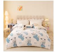 ZTGL Édredon d'hiver en Velours d'agneau éPaissir, Couette Hiver 2 Personnes en Cachemire, Couvertures Polaire Épaisse Et Chaude, Couette Chaude Réversible d'hiver en Cachemire B, 200×230cm/5kg