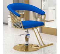 ZTGL Fauteuil De Coiffure Professionnelle Hydraulique Pivotant 360° 150 Kg Fauteuil de Coiffure Réglable en Hauteur, Chaise de Coiffure Chaise de Salon de Coiffure,Navy 1