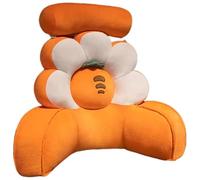 ZTGL Oreiller de Lecture avec Accoudoirs, Oreiller de Dossier Ergonomique, Coussin de Soutien du Dos Multifonction pour S'asseoir dans Le Lit, Coussin de Lecture pour Support Lombaire E, 75 * 60cm