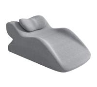 ZTGL Oreiller Incliné Ergonomique, Coussin de Lecture en Mousse Mémoire de Forme pour Lit et Canapé, Oreiller Cale Dos de Coin, Coussin Lombaire de Reflux Coussin, Housse Lavable B,60.7×36.5×24cm