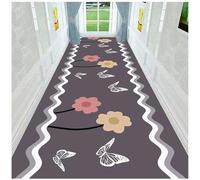 ZTGL Tapis de Cuisine, Tapis de Passage PVC Antidérapant, Tapis Couloir Long Imperméable, Tapis de Salon Multi-Usages, Tapis de Décoration Moderne,L,80x200cm