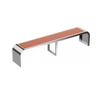 ZTHYSHOZ Banc/Banc de Parc Banc de Parc extérieur carré en Acier Inoxydable avec rallonge