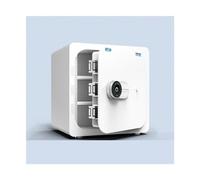 ZTHYSHOZ Le Coffre - Fort Coffre-Fort Invisible for la Maison, Petit Coffre-Fort de Chevet 45cm, Code fichier Bureau, antivol Tout en Acier(Blanc,Fingerprint+Password)