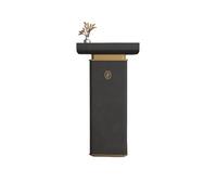ZTHYSHOZ Lutrins et podiums Podium de Salle réunion d'entreprise pupitre Luxueux et Minimaliste Moderne(Noir)