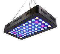 ZTJ-Lighting Lumière d'aquarium de 165W LED, lumière de Corail de Spectre Complet de Dimmable LED, 2 commutateurs pour l'aquarium Bleu-Blanc d'éclairage de réservoir d'eau salée