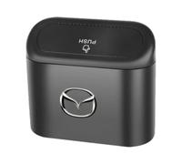 ZTLQ Poubelle de Voiture avec Couvercle pour Mazda CX-70,Poubelle de Voiture en ABS Étanch Boîte de Rangement Suspendue Portable Poubelle【15 Sacs poubelles】 1.4L