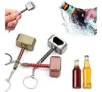 ZTMAKYLH 3 Pièces Marteau de Thor Ouvre Bière, Ouvre Bouteilles, Cadeaux Créatifs pour les Amateurs de Bière et Fans de Marvel