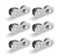 Ztolbriy 6 Maillons Rapides Chaîne 11 Vitesses - Pour VTT & Vélo Électrique | Compatible Cassettes 11V | Acier Traité - Anti-Rouille & Durable