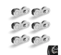 Ztolbriy 6 Maillons Rapides pour Chaînes de 9 Vitesses - Compatibles avec les Systèmes de pour Shimano et SRAM | Acier Inoxydable de Haute Qualité