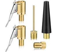 Ztolbriy Kit d'Adaptateurs Multifonction - Compatible pourBosch EasyPump | pour Pneus, Vélos & Ballons | 8-en-1 Universel