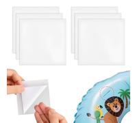 Ztolbriy Lot de 6 Patch Réparation Liner Piscine TPU Transparent Imperméable, Patch Piscine Autocollant Résistant, Rustine Piscine Polyvalente, Rustine pour Piscine, Matelas et Jouets Gonflables