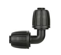 Ztolbriy Micro-Drip-System Lot de 10 raccords coudés à 90° pour tuyau d'arrosage 1/2" Raccord coudé pour le changement de direction des tuyaux de pose de 13 mm