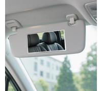 Ztolbriy Miroir de Maquillage HD pour Pare-Soleil Auto - Miroir Cosmétique Auto-Adhésif en Acier Inoxydable | Universel & Portable | Image Claire Sans Pliage