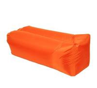 ZTOONE Chaise longue gonflable avec sac de transport, hamac gonflable pour la natation, le camping, la plage, la randonnée, le parc, le jardin, la piscine, les pique-niques (orange)