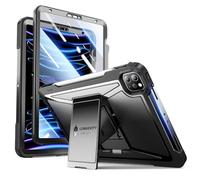 ZtotopCases Coque iPad Pro 11 2021 avec Protecteur d'écran, Housse De Protection Complète Antichoc Double Couche avec Béquille et Porte-Crayon pour 2021 iPad Pro 11 Case 3e Génération, Noir