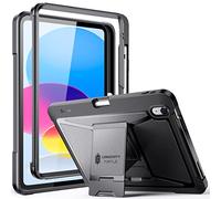 ZtotopCases Coque pour Coque pour iPad 10ème Génération 10,9 Pouces en 2022, Modèle A2696, A2757, A2777, Housse de Protection Antichoc Double Couche avec Protecteur D'écran Intégré,Noir