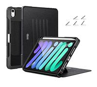 ZtotopCases Coque pour iPad Mini 6 2021, avec Auto Veille/Éveil, 5 Angles Magnétiques, Porte-Stylo Intégré, Antichoc Anti-Chute, Robuste et Durablel pour iPad Mini 6e Génération 8,3 Pouces, Noir