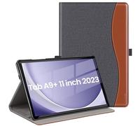 ZtotopCases Coque pour Samsung Galaxy Tab A9+ Plus 11" 2023, Housse en Cuir PU de Qualité Supérieure avec Fente pour Carte, Réveil/Veille Auto pour Galaxy Tab A9+ 11 Inch SM-X210/X216/X218, Noir Denim