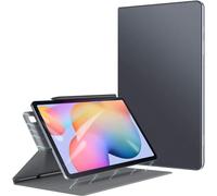 ZtotopCases Coque pour Samsung Galaxy Tab S6 Lite 2024/2022/2020, Protection Magnétique Ultra-Mince, Porte-Crayon Intégré, avec Auto Veille/éveil pour Galaxy Tab S6 Lite 10,4 Pouces Tablette,Grise