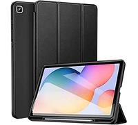 ZtotopCases Étui de Protection Ultra Fin et léger pour Samsung Galaxy Tab S6 Lite 10,4" 2024/2022/2020, Fonction Mise en Veille/Marche Automatique pour SM-P620N/ P625N/P610N/P613N/P615N/P619N,Noir