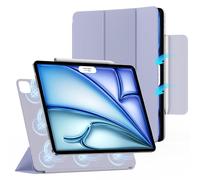 ZtotopCases Étui pour iPad Air 13 Pouces M3/M2(2025/2024) & iPad Pro 12,9 2022/2021/2020,Magnétique Puissant,Ultra Fin et Léger,Étui de Protection avec Fonction Veille/Réveil Automatique,Violet