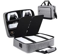 ZtotopCases pour Étui de Transport, Compatible avec la Console et Disk/Digital Edition, Sac à Main pour Manette, Jeux, Casque de Jeu, Base de Console et Accessoires - Gris